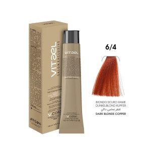 رنگ مو ویتاال (vitael) شماره 6.4 بلوند مسی متوسط